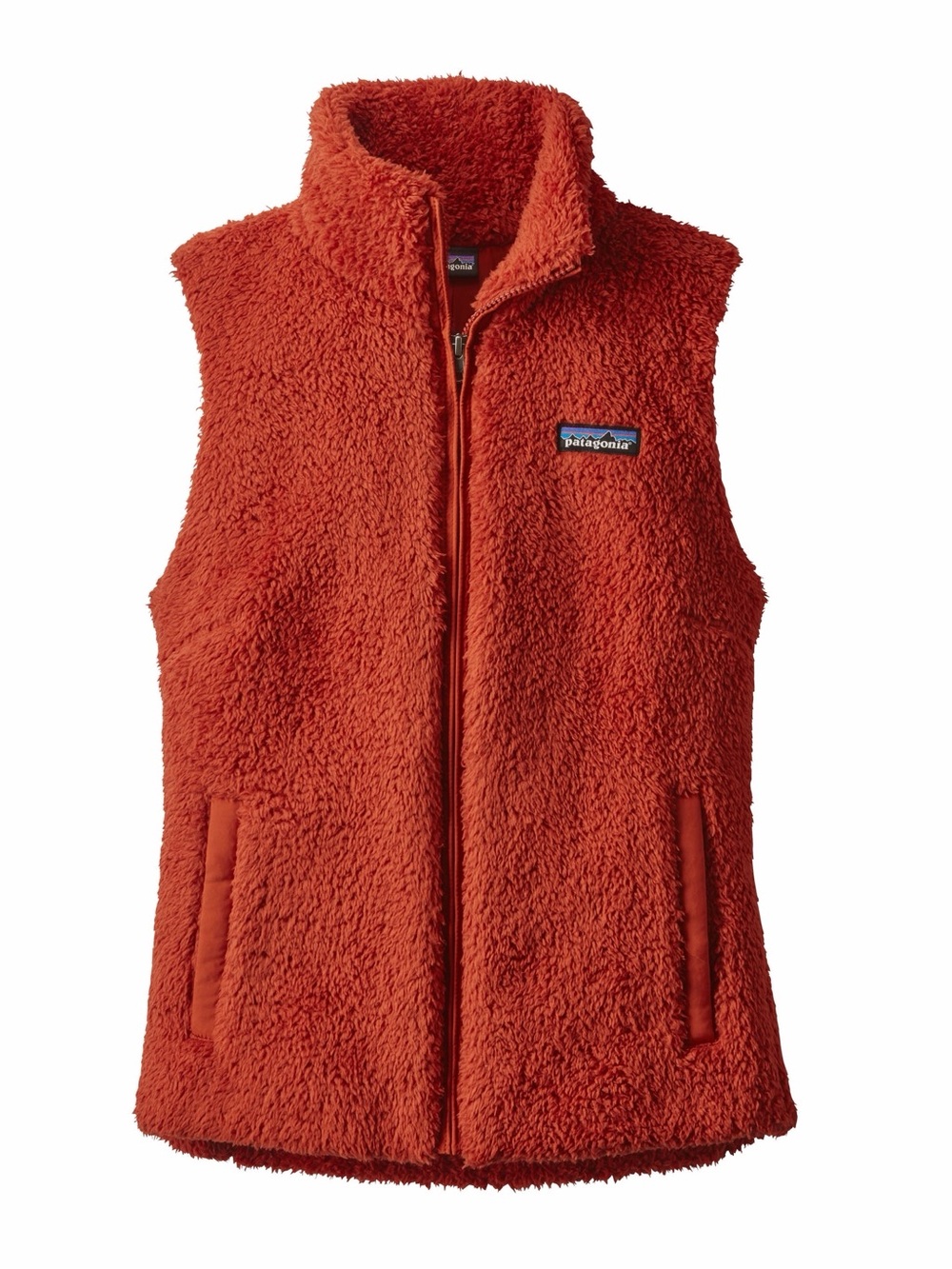 Patagonia Los Gatos Teddy Fleece Vest Rust Brown M